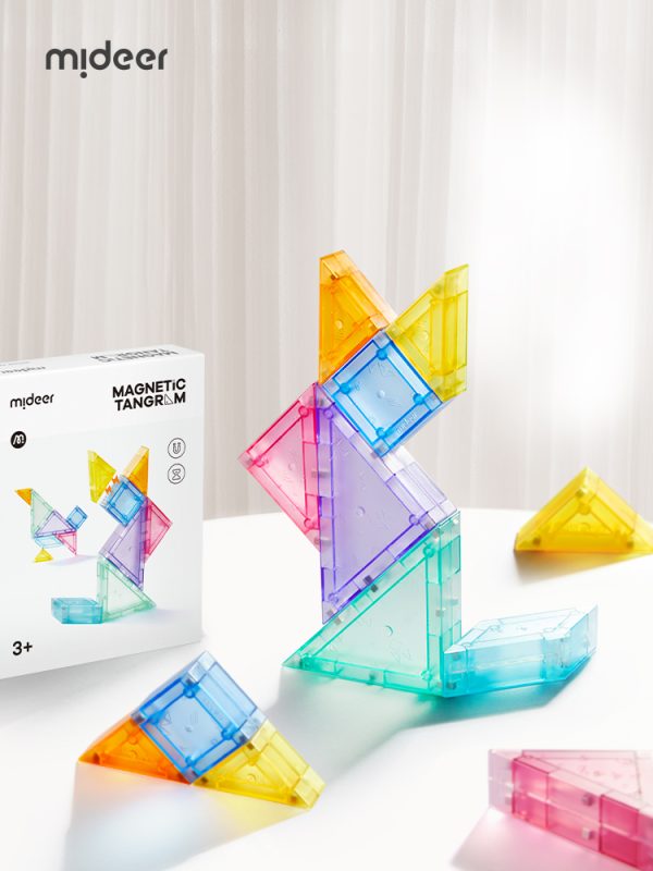 Magnetyczny tangram 3D z klepsydrą